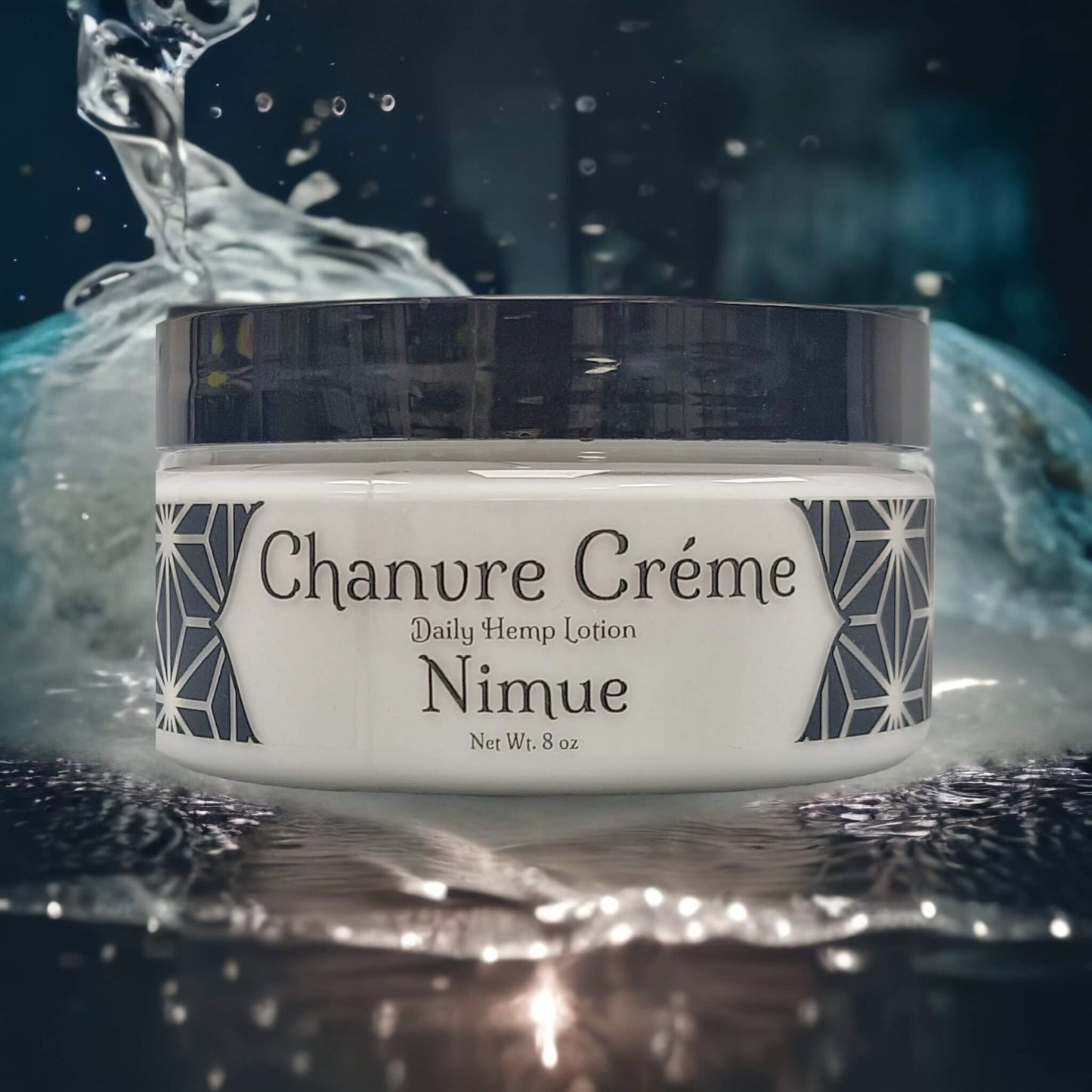 our daily hemp lotion in the scent Nimue.