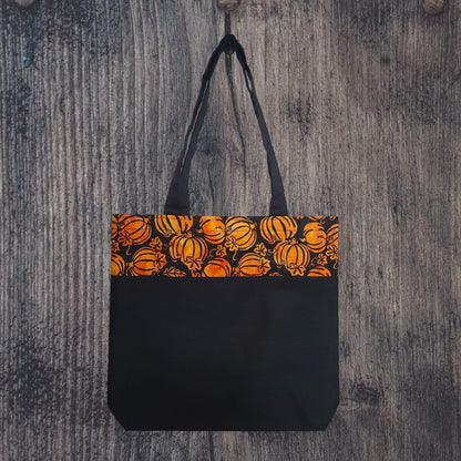 our accent tote bag featuring our Pottsfield pattern.